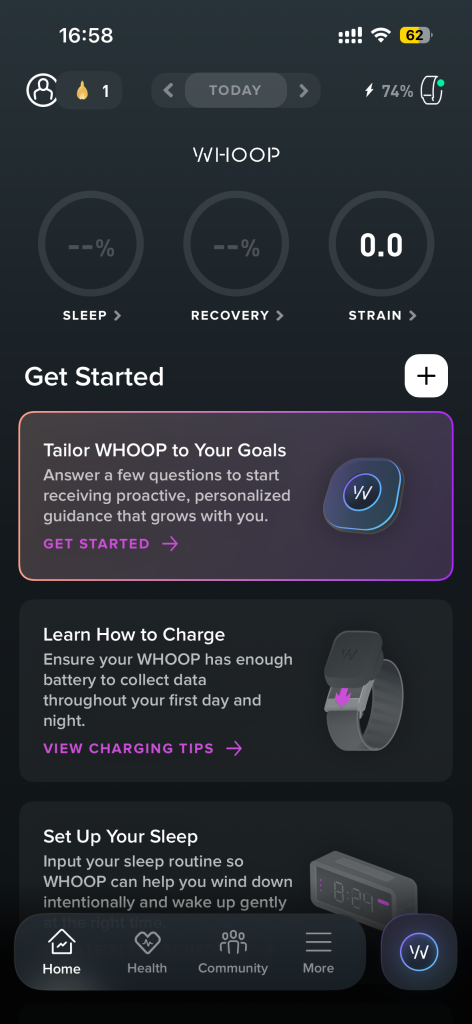 WHOOP手环激活/配对教程